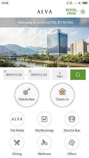 Android application ALVA HOTEL BY ROYAL screenshort