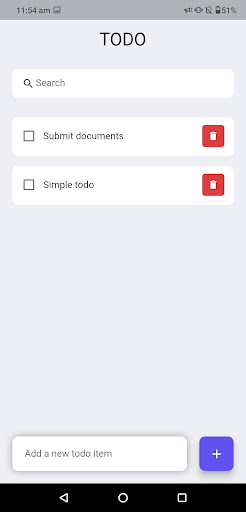 Simple TO-DO Screen 2
