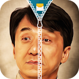 Jackie Chan Zipper Lock Screen icon