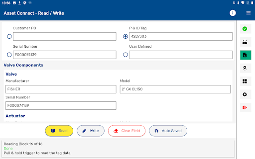 Emerson Asset Connect Screen 2