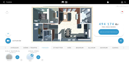 Android application iArchitect screenshort
