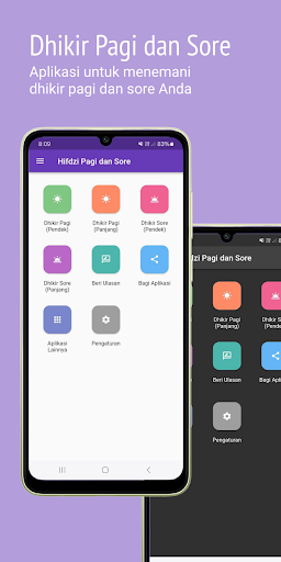 Android application Dhikir Pagi dan Sore screenshort