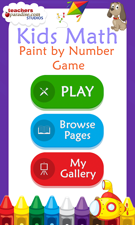 Kids Math Paint by Number Game - 2 - (Android)