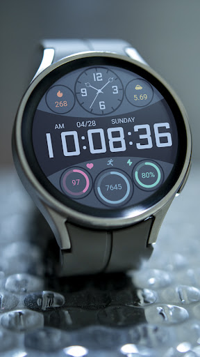 Blue Color Layer For Wear OS screenshot 24