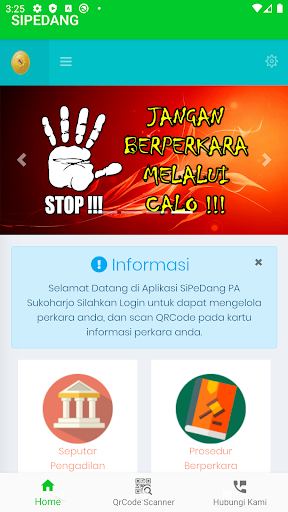SiPeDang Pengadilan Agama Suko Screen 2
