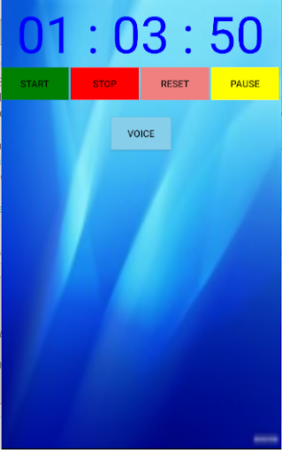 Stopwatch Voice and no Voice Screen 2
