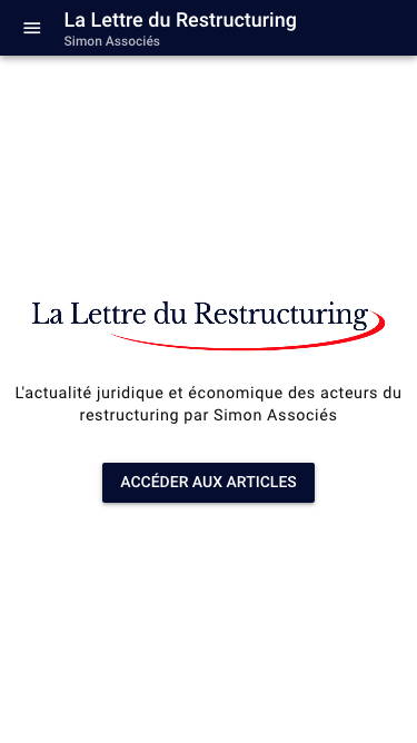 La Lettre du Restructuring - 1.3.1 - (Android)