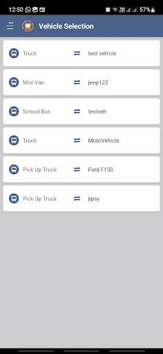 Driver App Screen 2