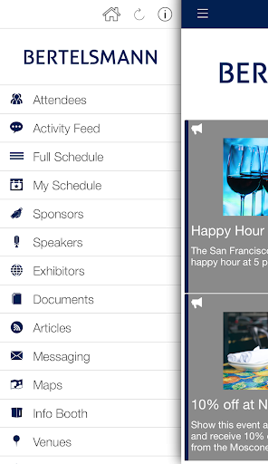 Bertelsmann Events Screen 3