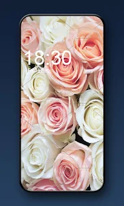 White rose wallpaper