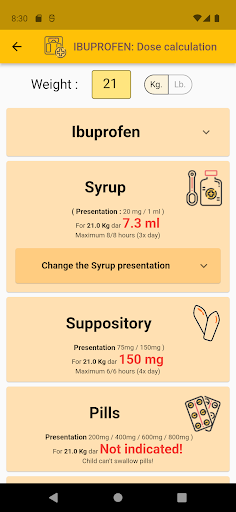 Paracetamol and Ibuprofen Screen 3