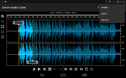 Doninn Audio Cutter Captura de pantalla