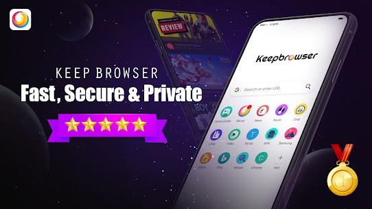 KeepBrowser  Apk Fast, Secure & Private app for Android 1