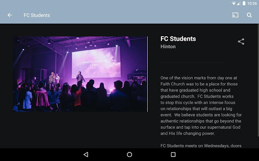 Screenshot of FaithChurch.Family