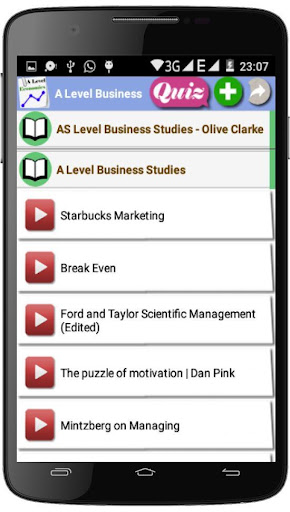 A Level Business Screen 3
