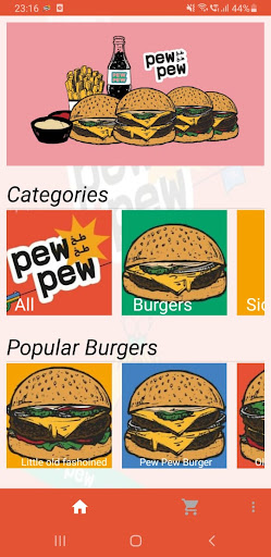 Android application PewPew screenshort