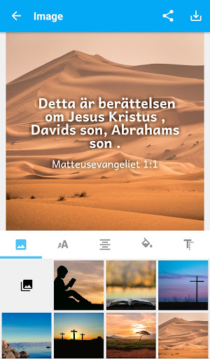 Android application Swedish SSF Bible screenshort
