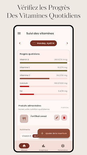 Aperçu de l'application