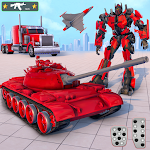 Cover Image of डाउनलोड टैंक ट्रांसफॉर्म वॉर रोबोट गेम  APK