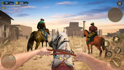 Android application West Cowboy - Gunfighter Game screenshort