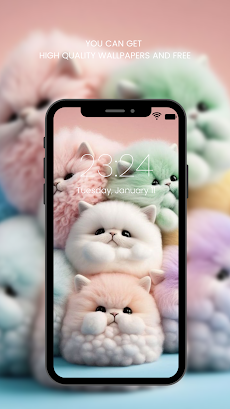 Cute Cat Wallpaper HDのおすすめ画像2
