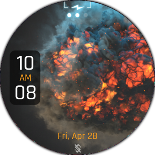 BFF9- Animation Fire Blast logo