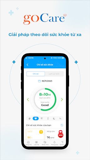 Android application GOCARE screenshort