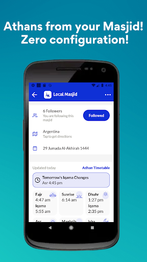 The Masjid App Screen 2