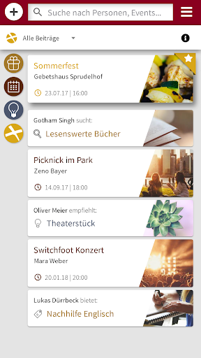 Android application Gebetshaus Sprudelhof screenshort