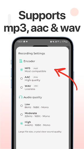 Screenshot of Voice Recorder - XVoice Lite