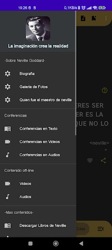 Android application Neville para todos screenshort
