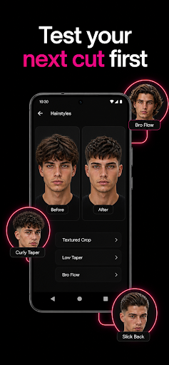 HairGenie: Hairstyle Try On screenshot 4
