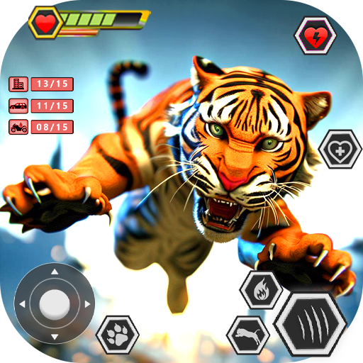 Tiger Rampage: 3D Tiger Games logo