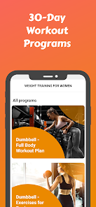 Captura 7 Weight Training for Women android