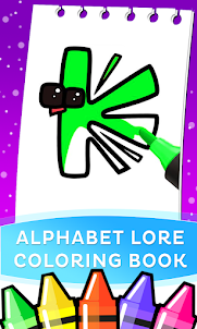 Alphabet Lore Coloring ASMR