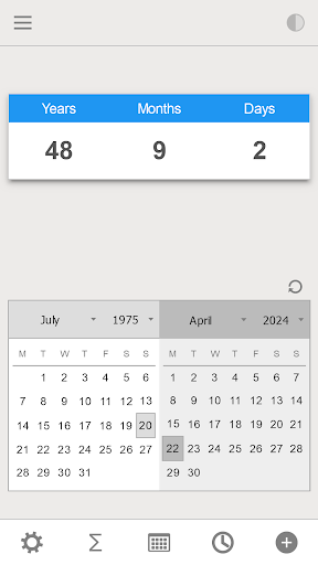 Screenshot of Age Calculator Pro