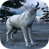 White Wolf Simulator 3D icon