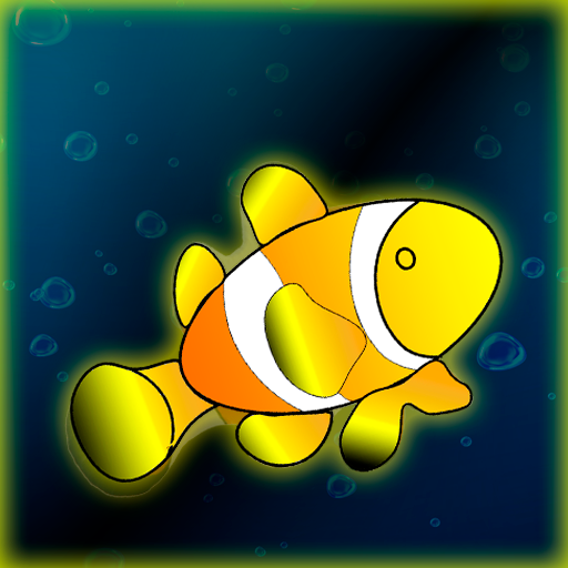 Aquarium with light logo
