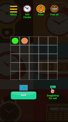 Clock Idle Clicker Screen 2