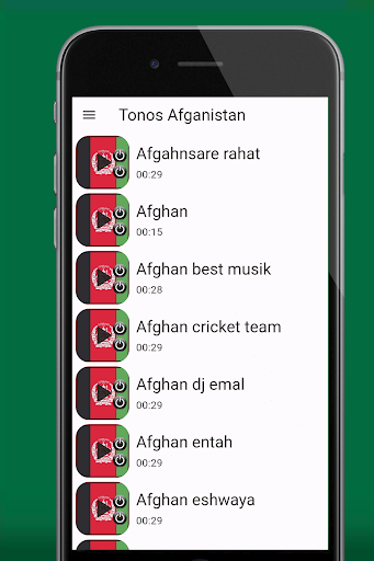 Afghanistan Ringtones Screen 2
