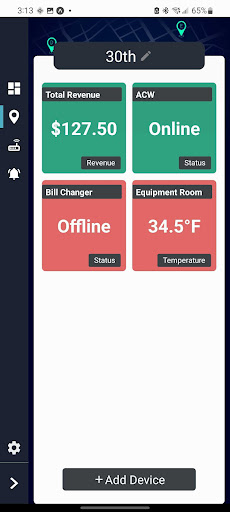 Sensor Dynamix Live Monitoring Screen 2