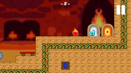 Fire and Water Ball - 2 Player