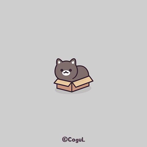 카카오톡 테마 - 깜장 박스냥이 logo