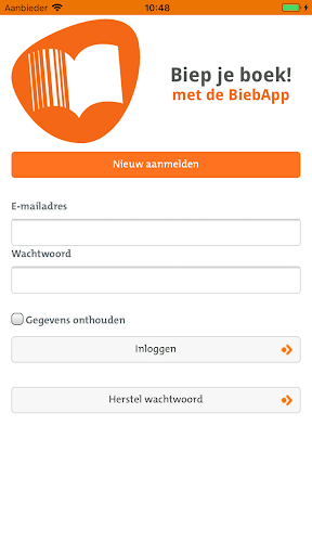Android application BiebApp screenshort