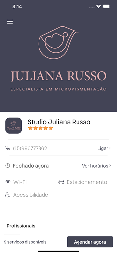 Android application Juliana Russo screenshort