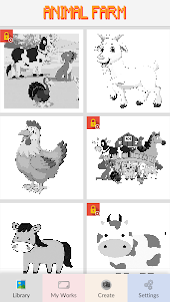Animal Farm Pixel Art