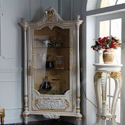 Model corner cabinet