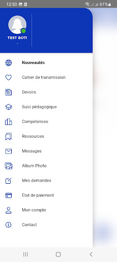 Android application Gs 3ème Génération screenshort