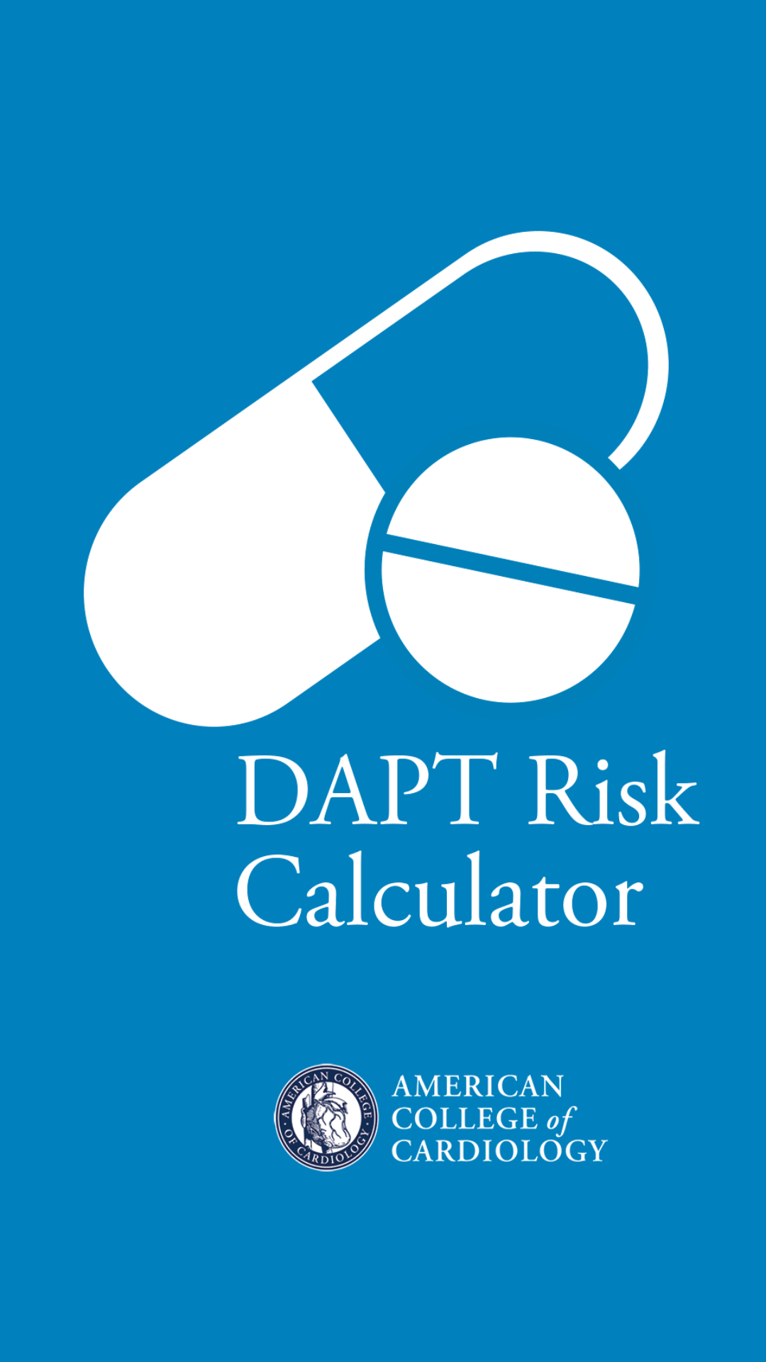Android application DAPT Risk Calculator screenshort