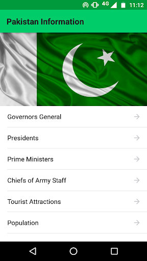 Android application Pakistan Info screenshort
